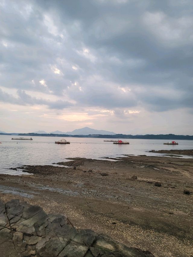 사천일몰을 가장 멋지게 볼수 있는 대포항전망대🧡