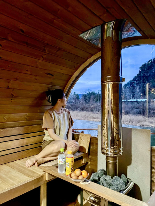 겨울엔 핀란드사우나 숙소지!🧡