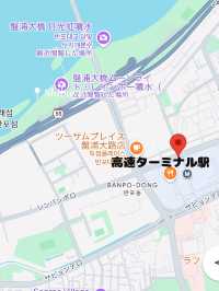 【韓国 ソウル】七色に光るレインボー噴水の橋🌈