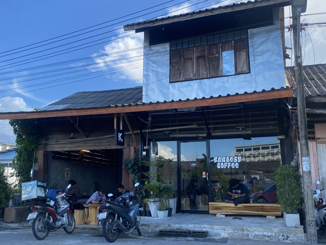 Kawaegu coffee ร้านกาแฟเมืองนรา