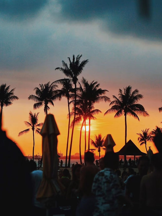 A very beautiful tanjong beach club singapore 🇸🇬 