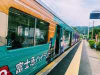 【山梨×禾生駅】ナルトラッピング電車に遭遇！