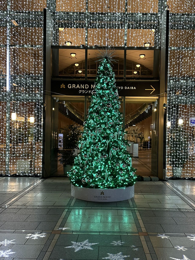 여유롭고 한적한 오다이바에서 느끼는 🎄크리스마스 감성 🎁일루미네이션 명소