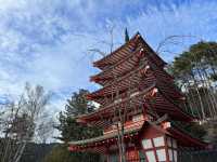 在新倉山淺間公園邂逅富士山的震撼之美 🌸🏔️
