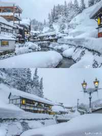 Ginzan Onsen in Winter~❄️🌨️🇯🇵✨
