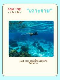 🏝🌊 เที่ยวเกาะขาม สัตหีบ ฉบับคนเดียว 2 วัน 1 คืน 