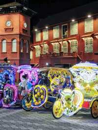 An amazing Trishaw Rides in Melaka City Centre