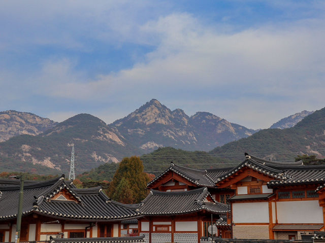 🇰🇷아름다운 우리한옥, 북한산이 보이는 아름다운 뷰 은평한옥마을✨