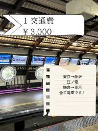江ノ島・鎌倉旅行費用公開