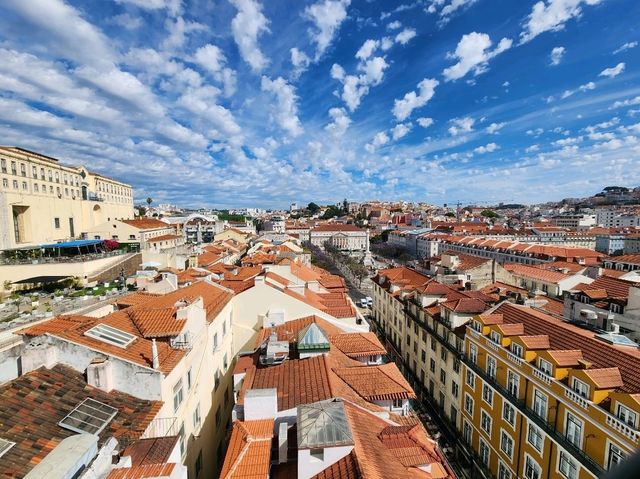 [🇵🇹リスボン] サンタジュスタエレベーターから眺めるリスボンの街並み