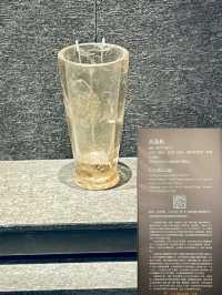 【杭州博物館】水晶杯・形は素朴だが価値は莫大