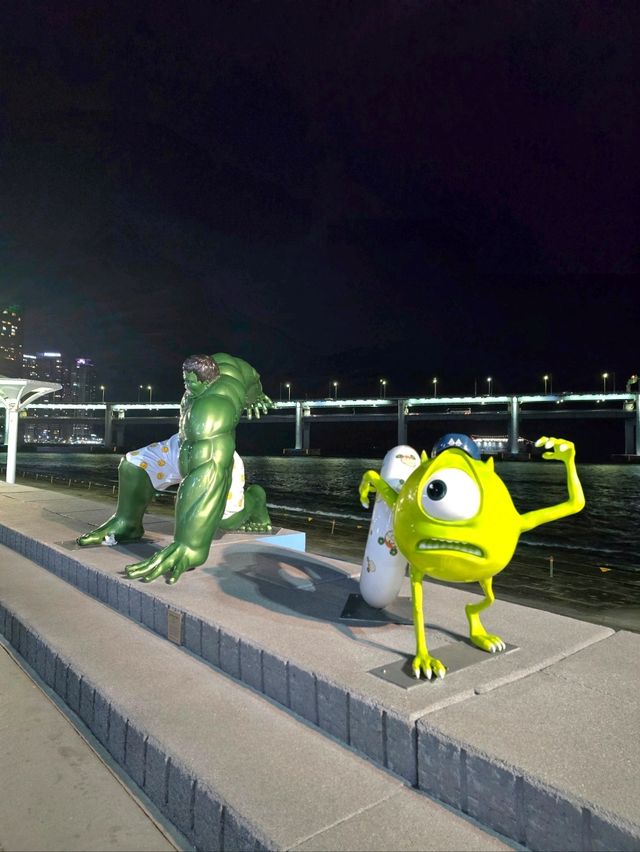 쾌적하고 더예뻐진 광안대교뷰 민락수변공원💚