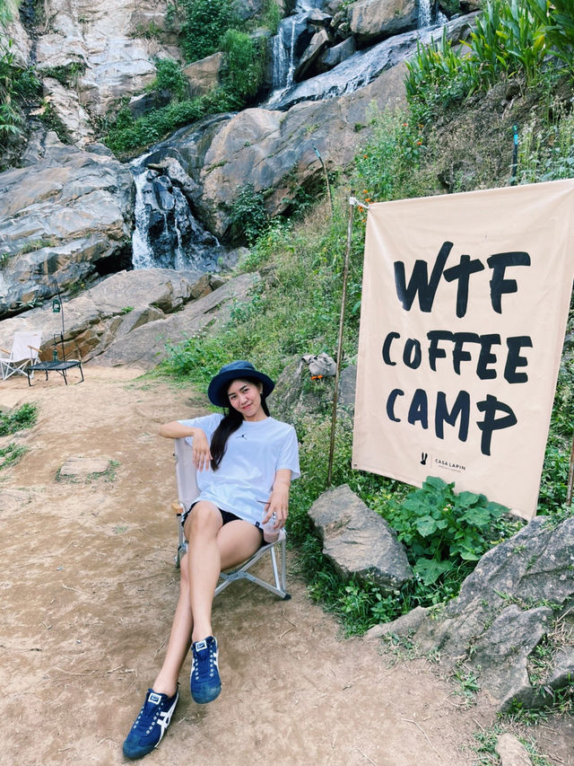 WTF Coffee Camp เป็นคาเฟ่สไตล์แคมป์ปิ้ง