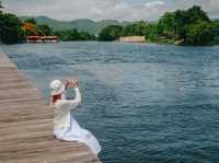 ฤดูกาลสีเขียวกำลังมาเยือนไปคาเฟ่ริมแม่น้ำแควกันไหม