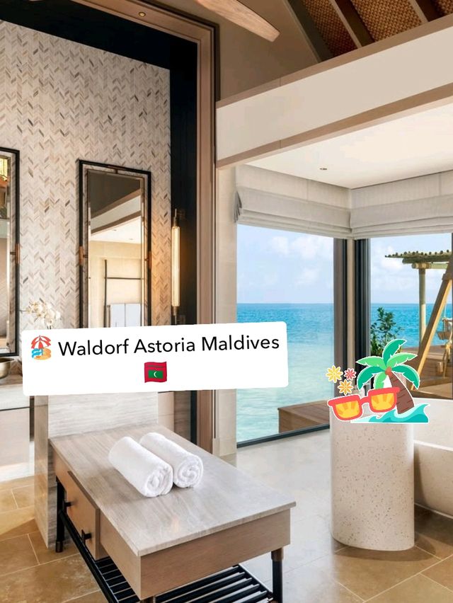 🏖️ Waldorf Astoria Maldives Ithaafushi – Your Private Paradise 🇲🇻