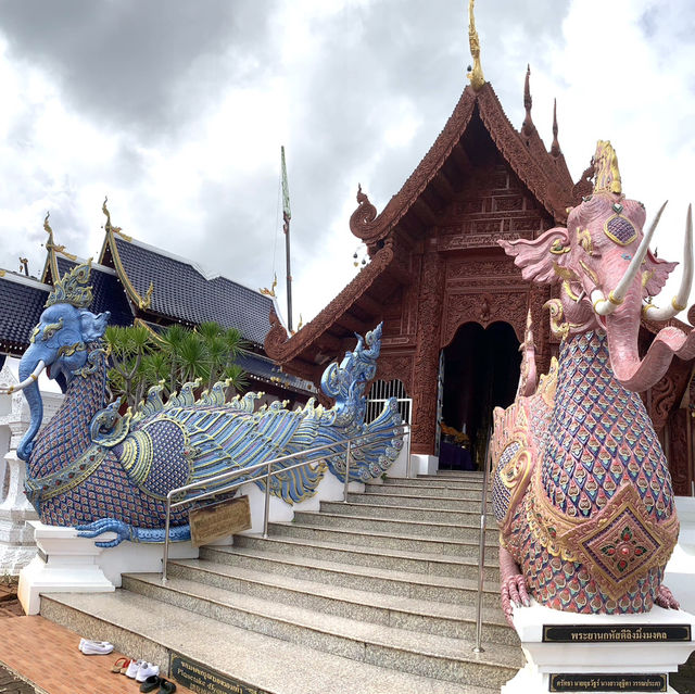 วัดเด่นสะหลีศรีเมืองแกน (วัดบ้านเด่น) สวย เฮง
