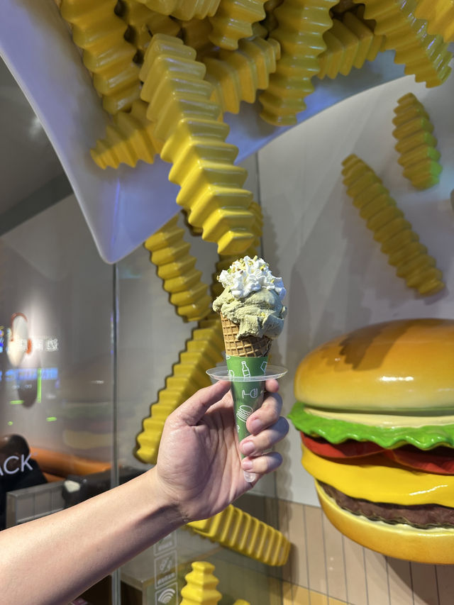 ไอศกรีมที่Shake Shack Scoop เซี่ยงไฮ้