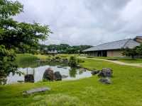 富山 | 五福山水苑，如水墨畫般的池泉回遊式庭園