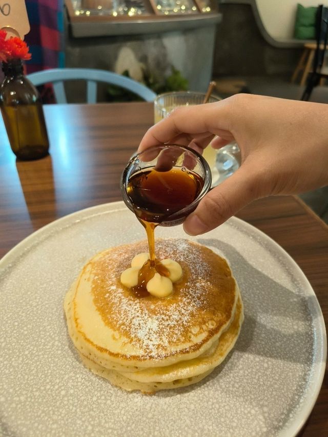 A Cozy Break with Pancakes and Tea