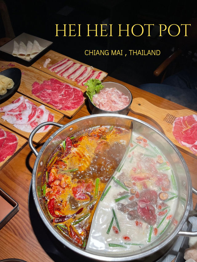 🍲 Hei Hei Hot Pot | ชาบูจีนเข้มข้นย่านนิมมาน 🍜