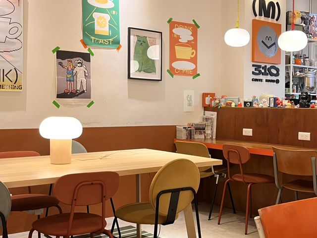 台北中山・M310 Coffeeroom &｜一間充滿童趣與復古感的咖啡小宇宙