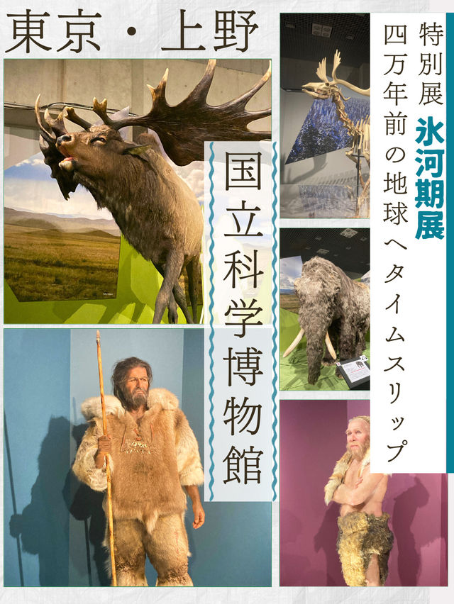 【国立科学博物館】子どもから大人まで楽しんで考える!4万年前の氷河期を知れる特別展 【国立科学博物館】子どもから大人まで楽しんで考える!4万年前の氷河期を知れる特別展