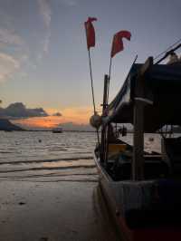 Golden hours Black Beach Langkawi