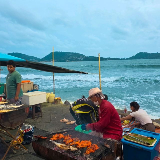 กะหลิมริมเล สตรีทฟู้ดริมทะเล