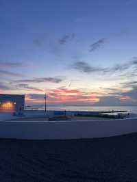 海辺でグランピング