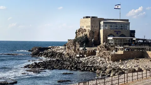 A historic city embracing the Mediterranean — traveler post in Caesarea