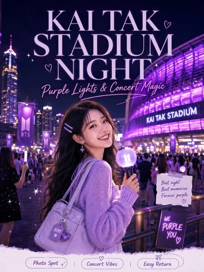 💜 BTS香港コンサート2泊1日旅行プラン🇭🇰🎫✨ ARMYのための啓徳