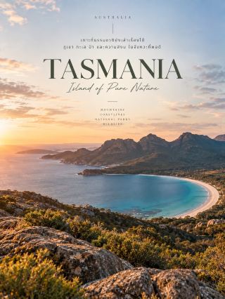 🇦🇺 AUSTRALIA TRAVEL GUIDE | ZONE 06

TASMANIA — เกาะแห่งภูเขา ป่าโบราณ และทะเลสีฟ้า 🌿🏔️

Tasmania เป็นรัฐเกาะทางใต้ของออสเตรเลีย เหมาะกับคนที่ชอบ ธรรมชาติ Road Trip เดินป่า และเมืองเล็ก ๆ ที่มีเสน่ห์
ไฮไลต์สำคัญคือ Cradle Mountain, Freycinet, Hobart และชายฝั่งที่สวยมาก

📍 1. Hobart
เมืองหลวงของ Tasmania และเป็นจุดเริ่มต้นที่สะดวกสำหรับเที่ยวหลายพื้นที่
แนะนำ Salamanca Place, Battery Point, MONA, Mount Wellington / kunanyi และตลาดท้องถิ่น

🚍 การเดินทางในเมือง
ระบบขนส่งสาธารณะใน Tasmania เปิดให้เดินทางฟรีถึง 30 มิถุนายน 2027 สำหรับบริการที่เข้าร่วม เช่น Metro Tasmania, Tassielink และ Derwent Ferries
แต่ Bruny Island Ferry และ SkyBus ไม่รวมอยู่ในมาตรการฟรี (Fare Finder)

🏔️ 2. Cradle Mountain
หนึ่งในภาพจำของ Tasmania — ภูเขาหิน ทะเลสาบ Dove Lake ป่าโบราณ และเส้นทางเดินเขาในพื้นที่มรดกโลก

ช่วงฤดูใบไม้ร่วงจะเห็นสีของ Fagus เปลี่ยนเป็นเหลือง–ส้ม–แดง ส่วนฤดูหนาวมีโอกาสพบหิมะบนภูเขา ❄️

🚐 การเข้า Dove Lake ในช่วงที่ Shuttle Bus เปิดให้บริการ ต้องใช้บริการ Shuttle จาก Visitor Centre โดยรถส่วนตัวไม่สามารถขับเข้าอุทยานในช่วงเวลาที่ Shuttle ให้บริการได้ (บริการอุทยานและสัตว์ป่าของแทสมาเนีย)

💰 ค่าเข้า Cradle Mountain ปี 2026
Icon Day Pass ผู้ใหญ่ A$30.70 รวม Shuttle Bus 24 ชั่วโมง
เด็ก 5–17 ปี A$12.30 และเด็กอายุต่ำกว่า 5 ปีไม่เสียค่าเข้า (บริการอุทยานและสัตว์ป่าของแทสมาเนีย)

🌊 3. Freycinet National Park & Wineglass Bay
ชายหาดโค้งรูปพระจันทร์เสี้ยว น้ำทะเลสีฟ้าใส และภูเขา The Hazards เป็นหนึ่งในแลนด์สเคปที่โดดเด่นที่สุดของ Tasmania

📸 จุดที่ควรเก็บคือ Wineglass Bay Lookout
เส้นทางไป–กลับประมาณ 2.6 km / 1–1.5 ชั่วโมง และมีช่วงทางขึ้นที่ค่อนข้างชัน (บริการอุทยานและสัตว์ป่าของแทสมาเนีย)

🚗 Freycinet อยู่ประมาณ 2.5–3 ชั่วโมงจาก Hobart หรือ Launceston จึงเหมาะกับ Road Trip มากกว่าการเที่ยวแบบรีบไป–กลับ (บริการอุทยานและสัตว์ป่าของแทสมาเนีย)

🌊 4. Bruny Island
เหมาะกับ Day Trip จาก Hobart มีทั้งชายฝั่ง ป่า จุดชมวิว และอาหารท้องถิ่น
ถ้ามีเวลา แนะนำค้าง 1 คืนเพื่อเที่ยวแบบไม่เร่งรีบ

🌲 5. Tasman National Park
ชายฝั่งตะวันออกเฉียงใต้เต็มไปด้วยหน้าผาทะเลและเส้นทางเดินริมชายฝั่ง
จุดเด่น ได้แก่ Cape Hauy, Cape Raoul และ Three Capes Track ️

🥾 สำหรับคนชอบ Hiking แบบจริงจัง Three Capes Track เป็นเส้นทางหลายวันที่มีการจองล่วงหน้า โดยค่าธรรมเนียมมาตรฐานปี 2026 อยู่ที่ A$650/คน และรวมที่พักแบบ cabin, cruise, รถรับส่ง และค่าเข้าอุทยานตามเงื่อนไขของเส้นทาง (บริการอุทยานและสัตว์ป่าของแทสมาเนีย)

⚠️ อัปเดต 2026: บริเวณ Tasmans Arch และ Devils Kitchen ปิดเพื่อปรับปรุงโครงสร้างพื้นฐานตั้งแต่ 15 เมษายน–29 กันยายน 2026 แต่เส้นทาง Waterfall Bay ยังเข้าถึงได้จาก Waterfall Bay Road (บริการอุทยานและสัตว์ป่าของแทสมาเนีย)

💰 ค่าเข้าอุทยาน Tasmania
อุทยานแห่งชาติทั้งหมดต้องมี Parks Pass
ปี 2026 มีตัวเลือกตั้งแต่ Daily Pass ไปจนถึง Holiday และ Annual Pass

· Daily Vehicle Pass — A$49.15 / รถ สูงสุด 8 คน
· Holiday Vehicle Pass — A$98.35 / สูงสุด 2 เดือน
· Annual All Parks Pass — A$104.75 (บริการอุทยานและสัตว์ป่าของแทสมาเนีย)

🌸 ช่วงเวลาน่าเที่ยว

🍂 Autumn — สี Fagus สวยมากที่ Cradle Mountain
❄️ Winter — อากาศหนาว มีโอกาสเจอหิมะและบรรยากาศภูเขาแบบเต็มอารมณ์
🌸 Spring — ดอกไม้ป่าและธรรมชาติเริ่มกลับมาสดใส
☀️ Summer — เหมาะกับ Road Trip และกิจกรรมกลางแจ้ง แต่เป็นช่วงที่คนเดินทางค่อนข้างมาก

📸 มุมถ่ายรูปที่ควรเก็บ
· Hobart — เมือง + Mount Wellington
· Cradle Mountain — Dove Lake
· Freycinet — Wineglass Bay Lookout
· Bruny Island — ชายฝั่งและวิวทะเล
· Tasman National Park — หน้าผาริมมหาสมุทร

💡 ทิปสำหรับเที่ยว Tasmania
Tasmania เหมาะกับการเที่ยวแบบ Road Trip 5–7 วันขึ้นไป เพราะสถานที่สำคัญอยู่ห่างกันพอสมควร

ถ้าตั้งใจเที่ยวธรรมชาติหลายแห่ง ควรเผื่อเวลาเดินทางและเช็กสภาพอากาศก่อนออกเดินทาง เพราะอากาศบนภูเขาสามารถเปลี่ยนเร็วมาก โดยเฉพาะ Cradle Mountain

#AustraliaTravel #Tasmania #CradleMountain #เที่ยวออสเตรเลีย