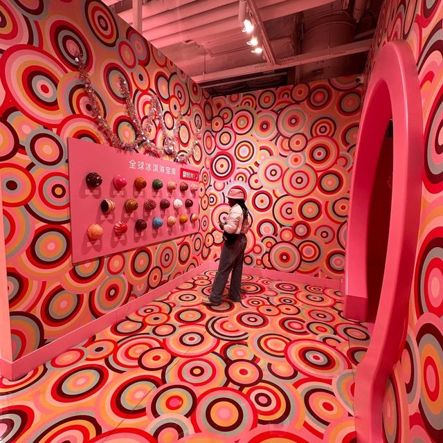 Like a kid in an ice cream store! 