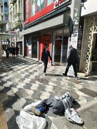 homeless people on the streets of sao Paulo center