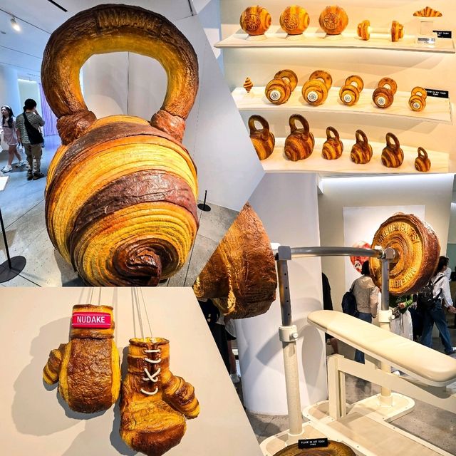 Gym made of Croissants