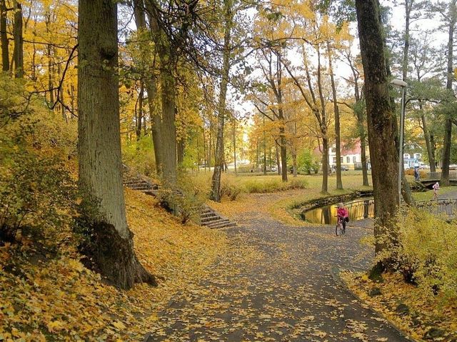 Autumn feelings in Arcadia Park Riga 🗺️