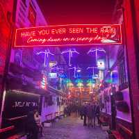 Neon nights at the Duke of York