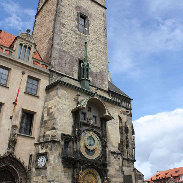 The colourful street of Prague 