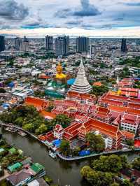 Golden Buddha at Wat Paknam Phasi Charoen, Bangkok: A Towering Symbol of Thai Faith