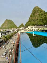 The roof of Yangshuo hotel 