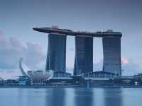 🇸🇬濱海灣的夜景，超正