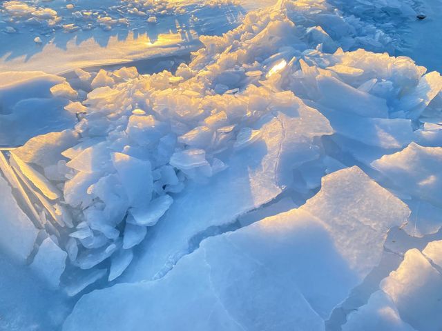 快來看看冬天的青海湖