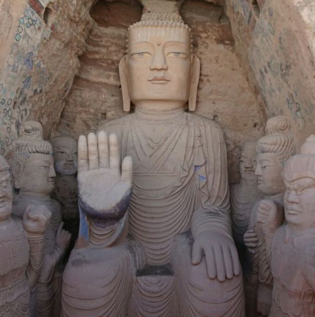 A Buda protected by a dam