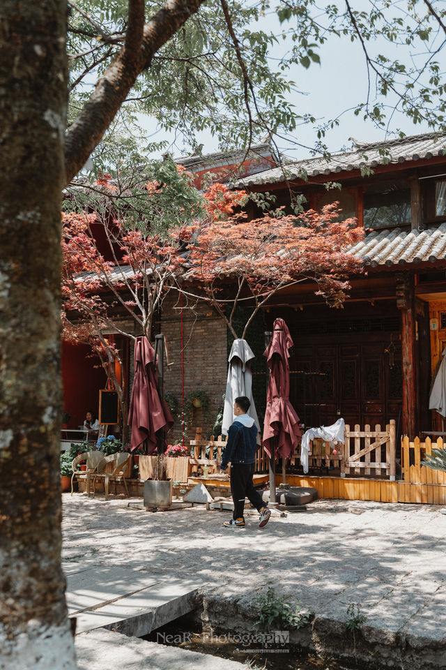 This millennia-old marketplace❣️ is surprisingly the most serene haven in Lijiang.