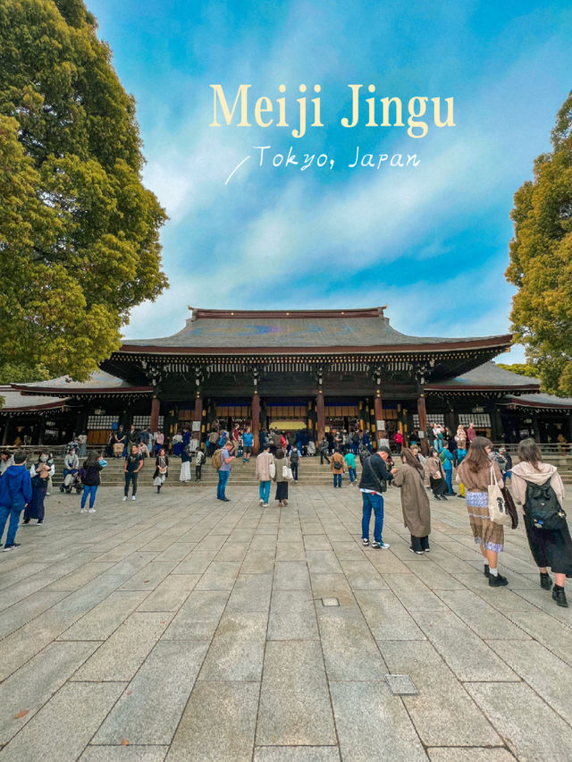 Meiji Jingu Shrine in Tokyo, Japan 🇯🇵⛩️ 