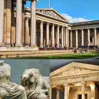 The British Museum ( UK England) place of beauty and history 