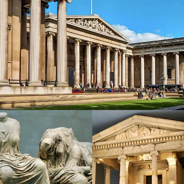 The British Museum ( UK England) place of beauty and history 
