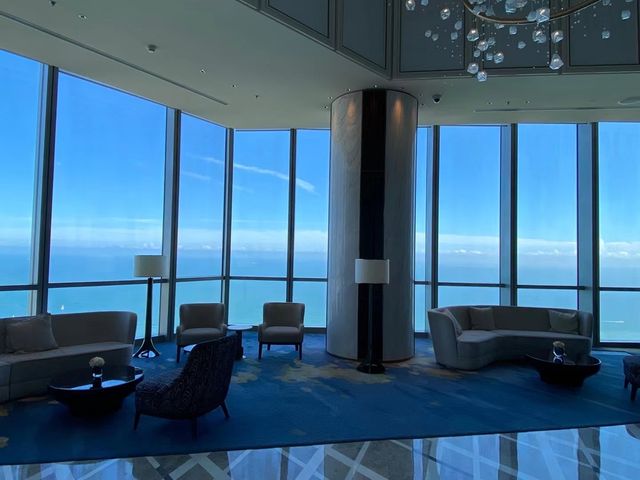 青島瑞吉酒店的海景真無敵！