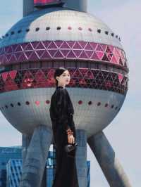 Unlocked a new perspective of the Oriental Pearl Tower