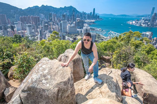 香港寶馬山遠足：輕鬆的登山方式欣賞港島全景，感覺不要太爽！